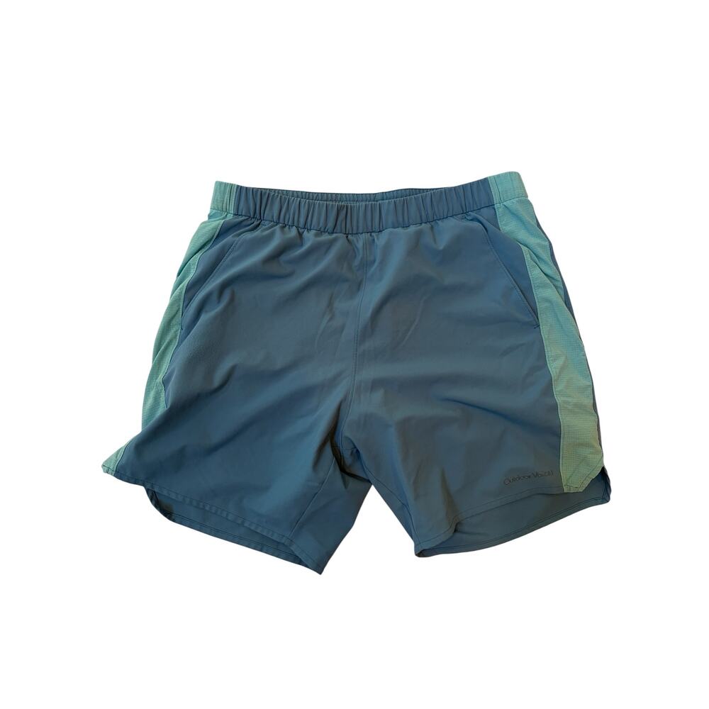 Outdoor Voices Athletic Shorts – Teal/Blue – Size M – Built-In Liner